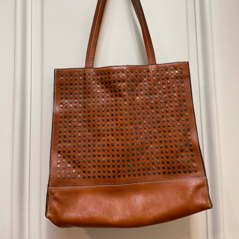 Patricia Nash Cognac Leather Tote